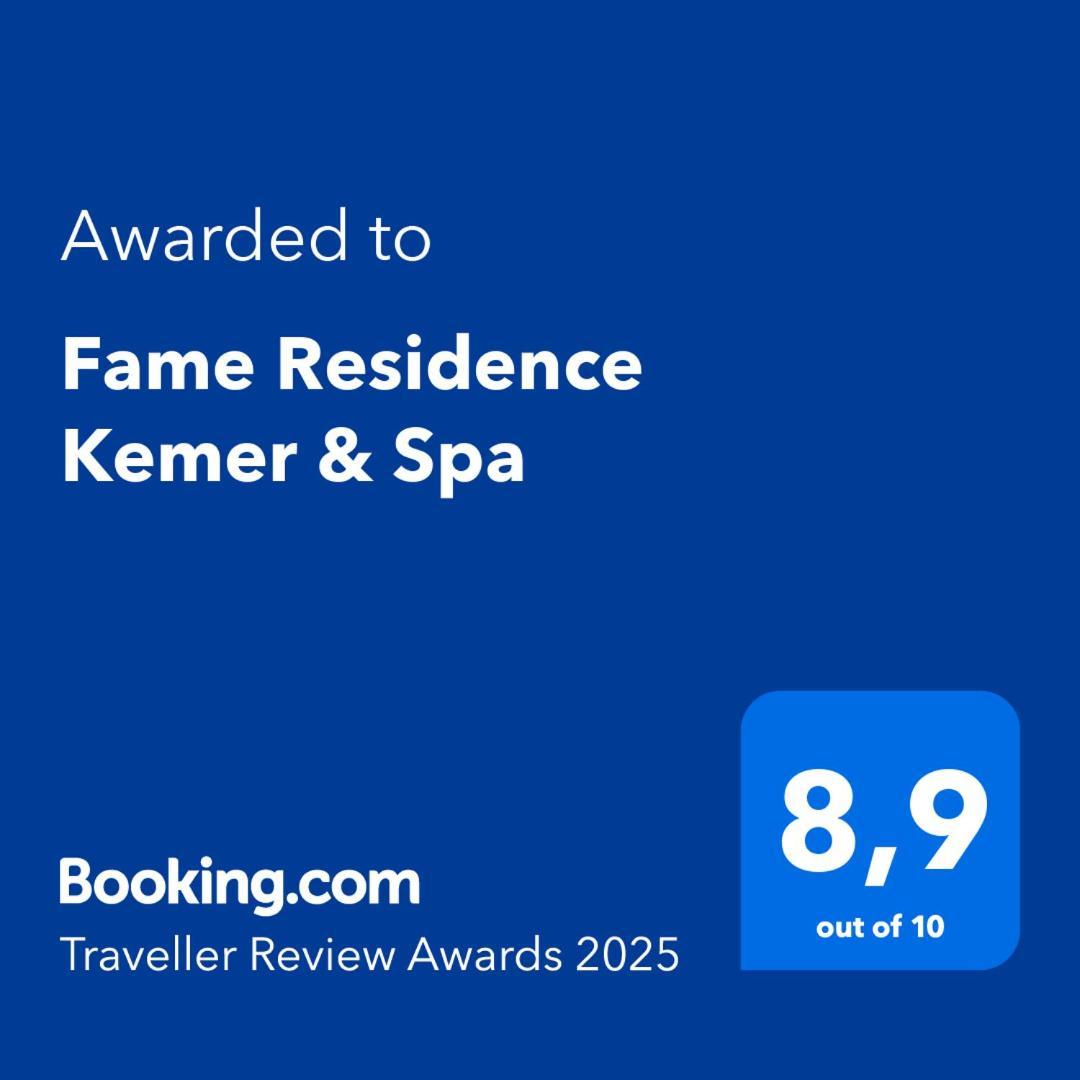 Fame Residence Kemer & Spa Exteriér fotografie